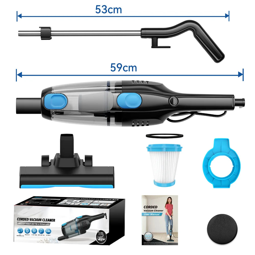 INSE R3S Corded Vacuum Cleaner 16Kpa 6M Extra Long Cord Handheld Vac