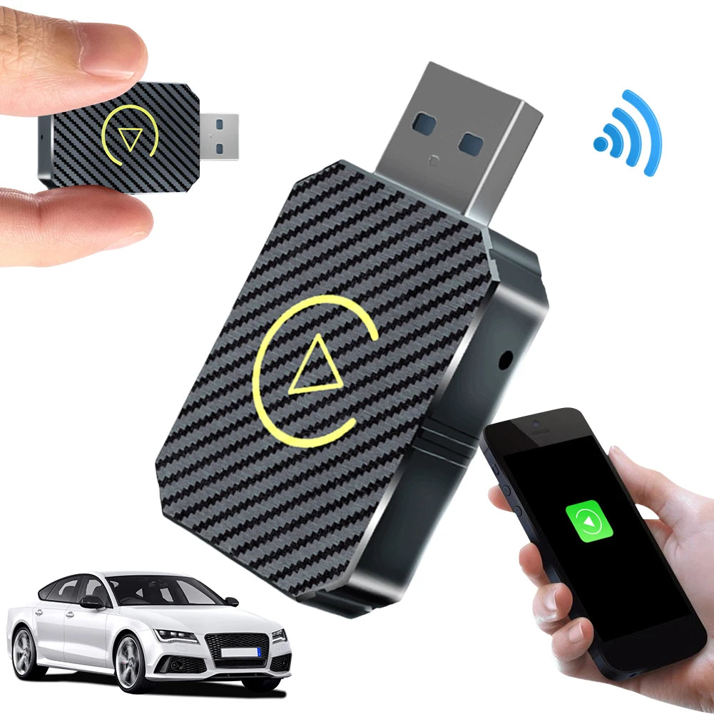 2025 New Wireless CarPlay Android Auto Adapter WiFi BT5.0 Smart Dong