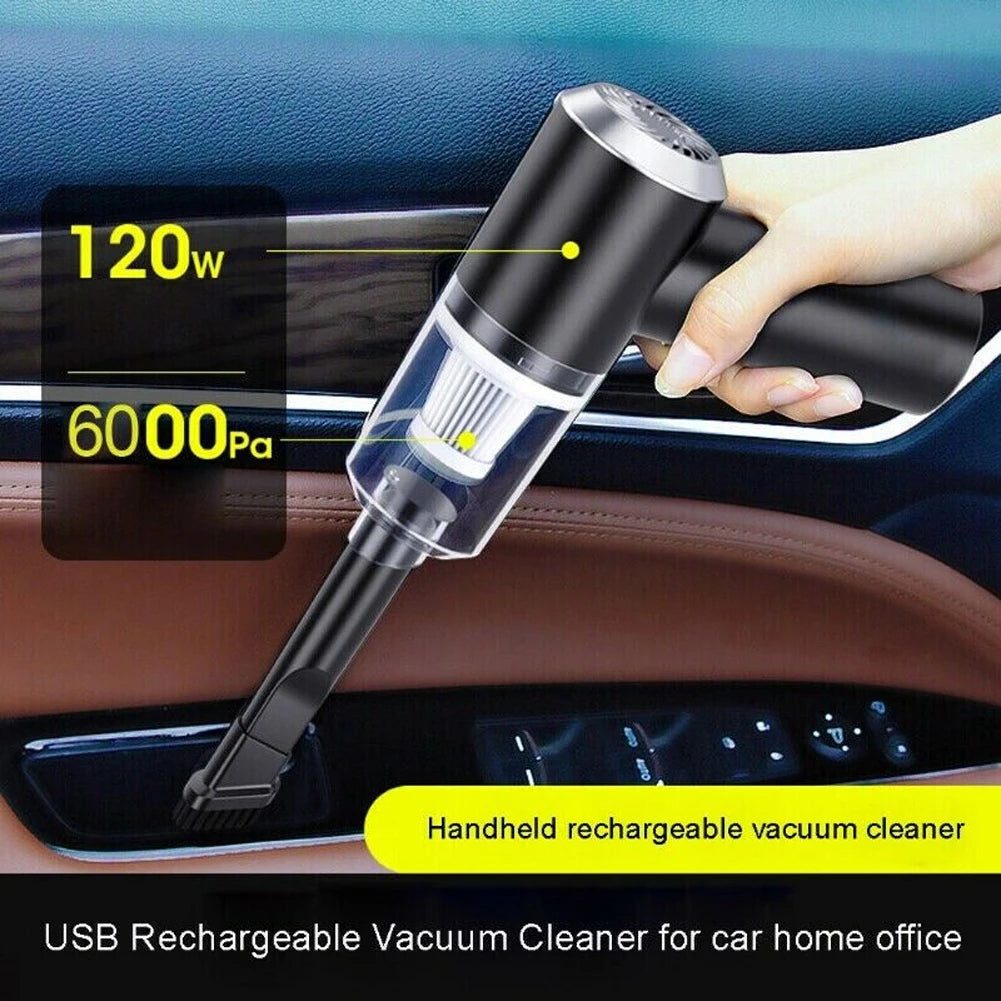6000Pa Cordless Handheld Vacuum Cleaner 120W High Power Vacuum Clean