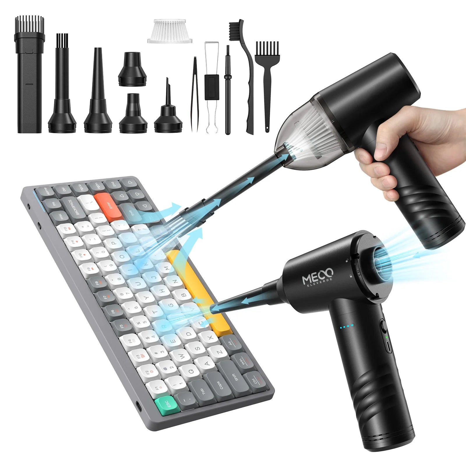 ME – CR1 4 in 1 Electric Compressed Air Duster & Vacuum Cleaner Func