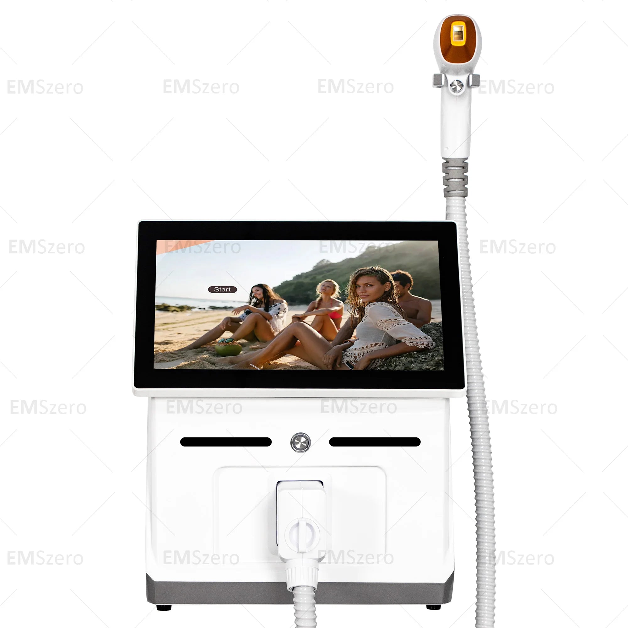 3000W 3 Wavelength 808 Diode Laser Hair Removal Machine Ice Titanium