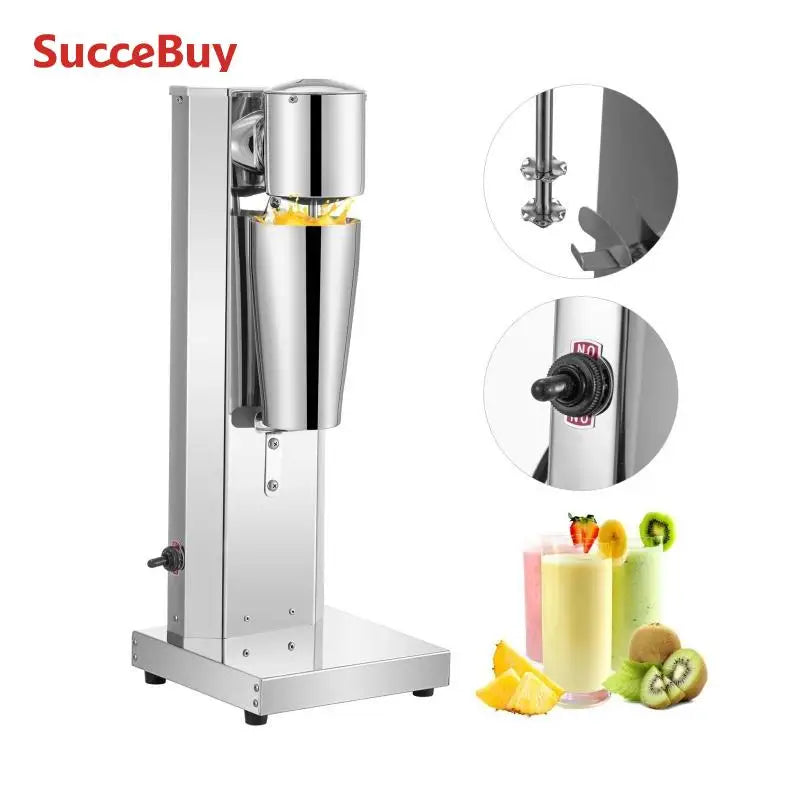SucceBuy Commercial Milkshake Machine 800ml Stainless Steel Electric