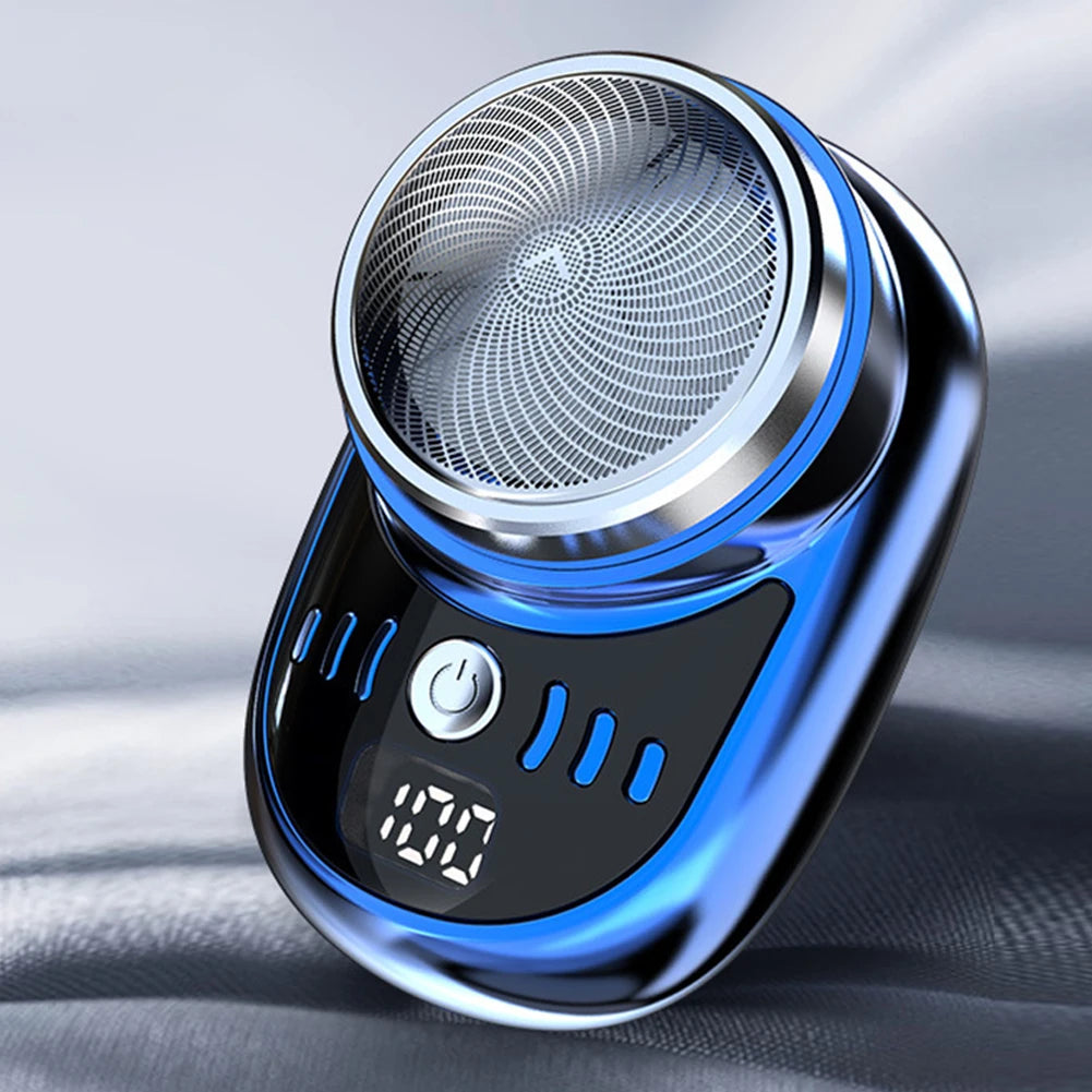 Men Mini Electric Travel Shaver USB Charging Face Beard Trimmer with