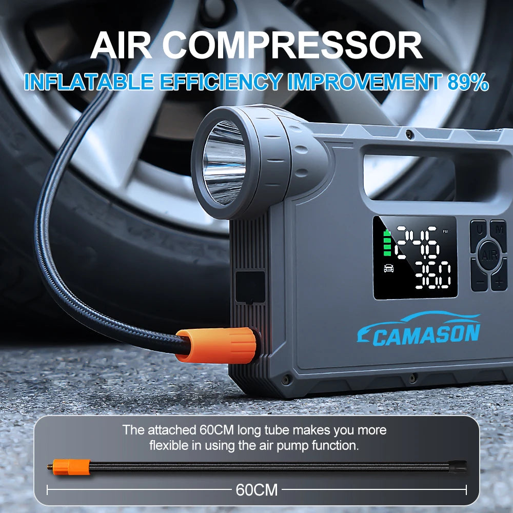 Portable Air Compressor Car Motorcycle Bicycle Tire Pump Tyre Mattre