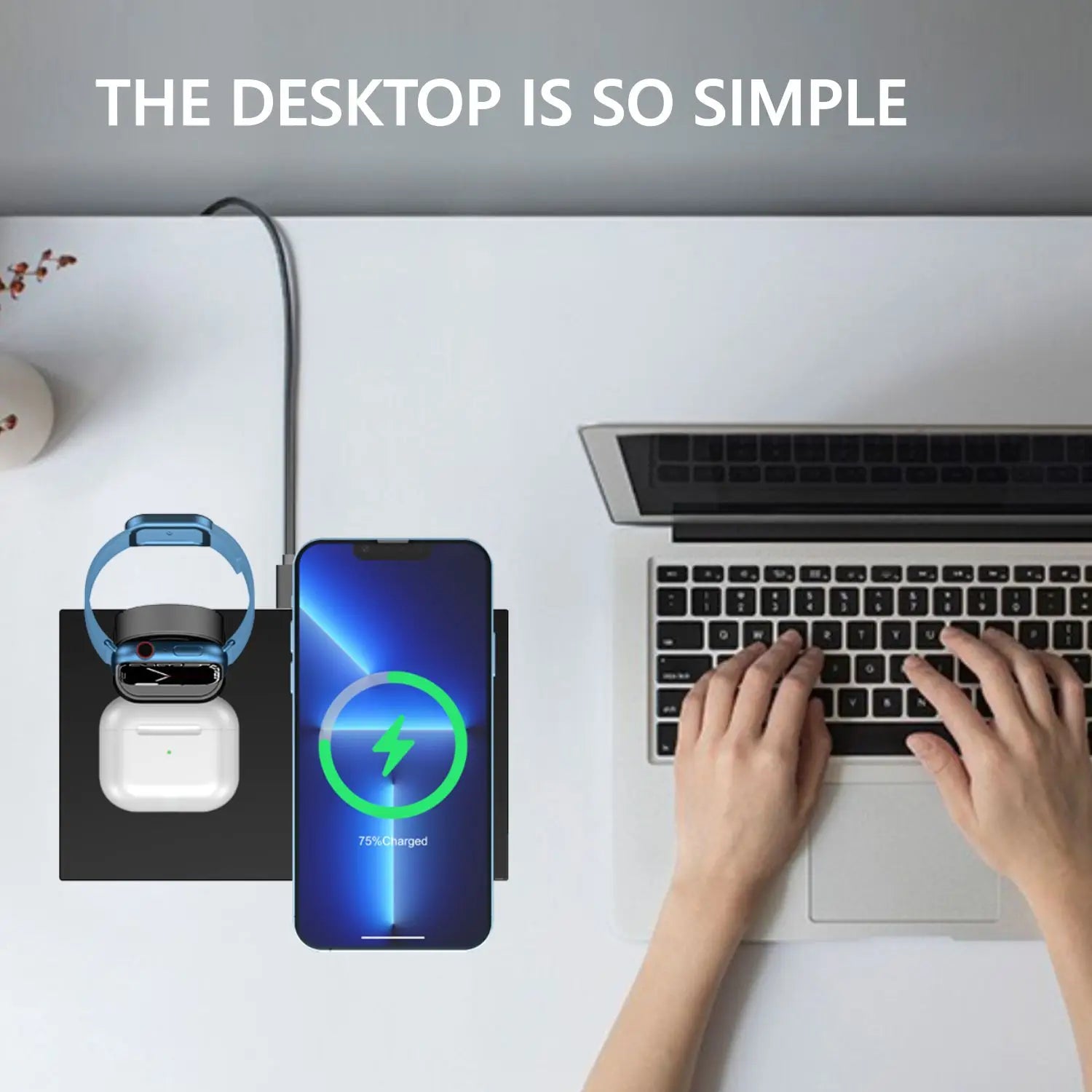 3 in 1 Wireless Charging Station,Charger Station ,Foldable Charging