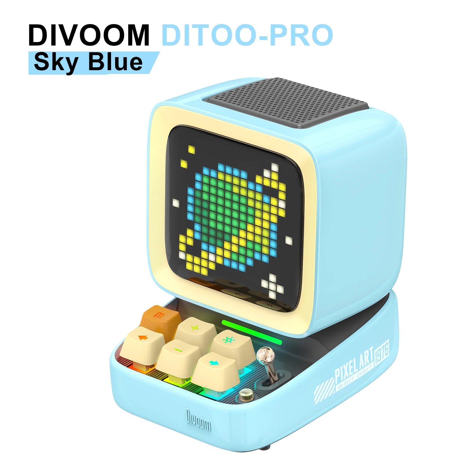 Divoom Ditoo – Pro Retro Pixel Art Bluetooth Portable Speaker Alarm
