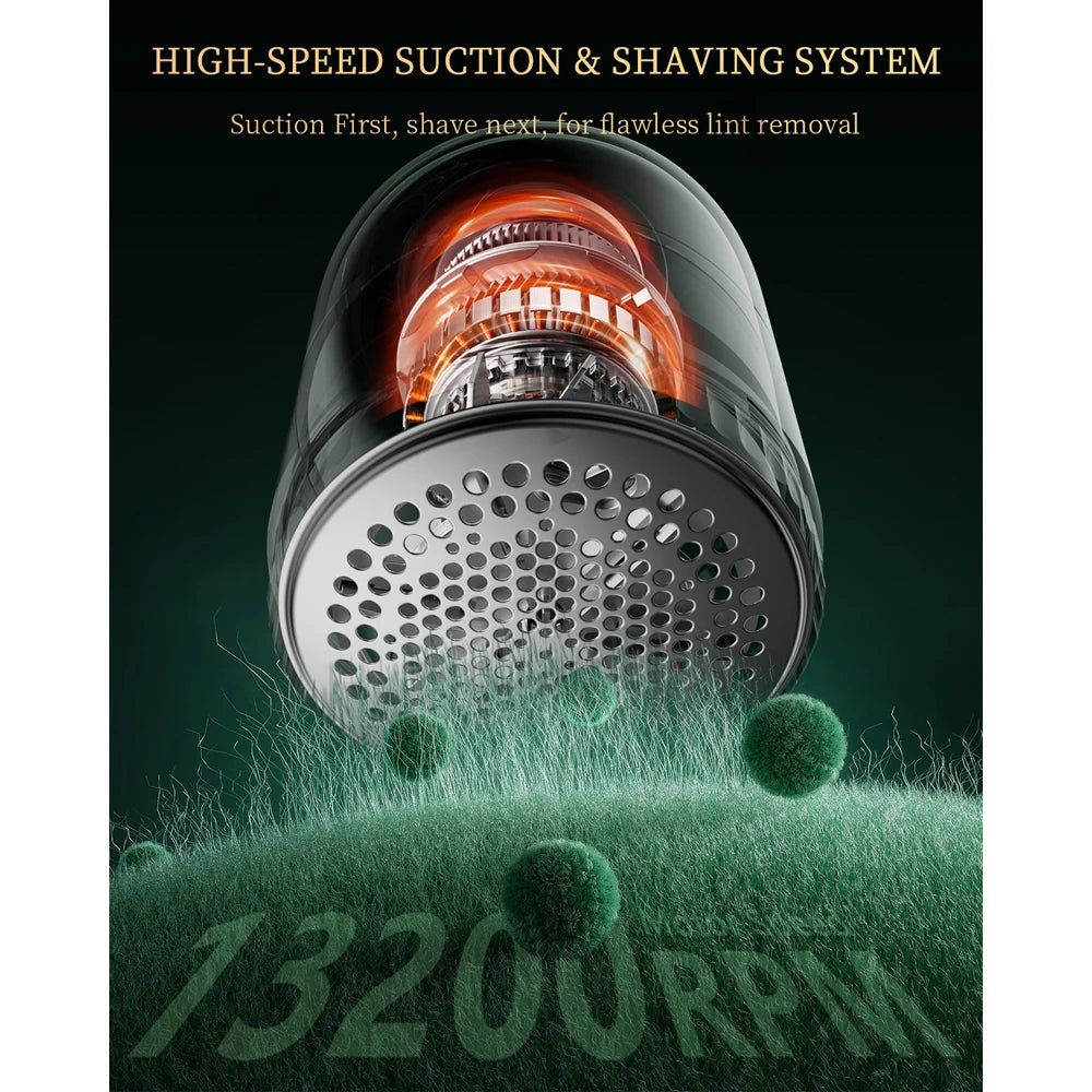 ColdSky Lint Remover Sweater Shaver with Digital Display 3 Speed Lin