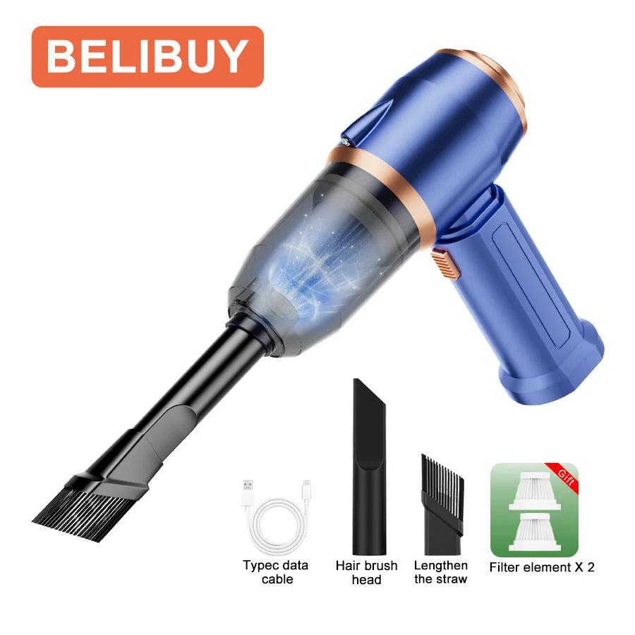 Strong Suction Brushless Vacuum Cleaner Handheld Car Vacuum 4 – in
