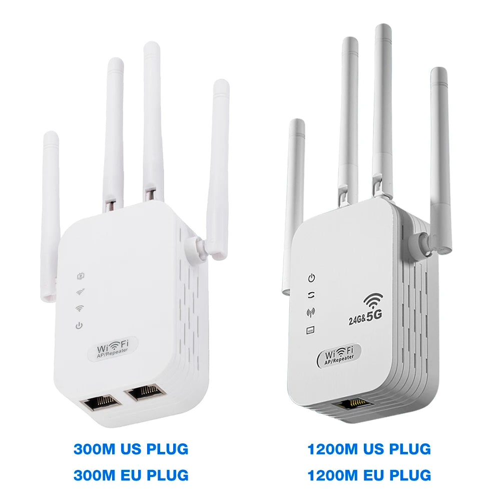 Dual – Band 2.4G 5G WiFi Repeater Signal Booster WiFi Extender 802.1