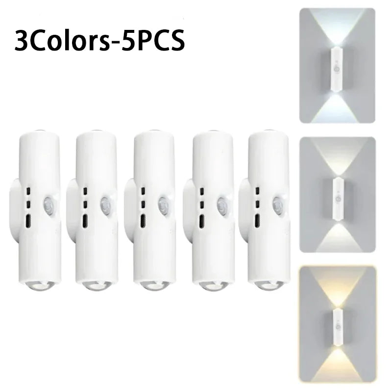 3/7Colors Magnetic Mount Color Changing Night Light with Human Body