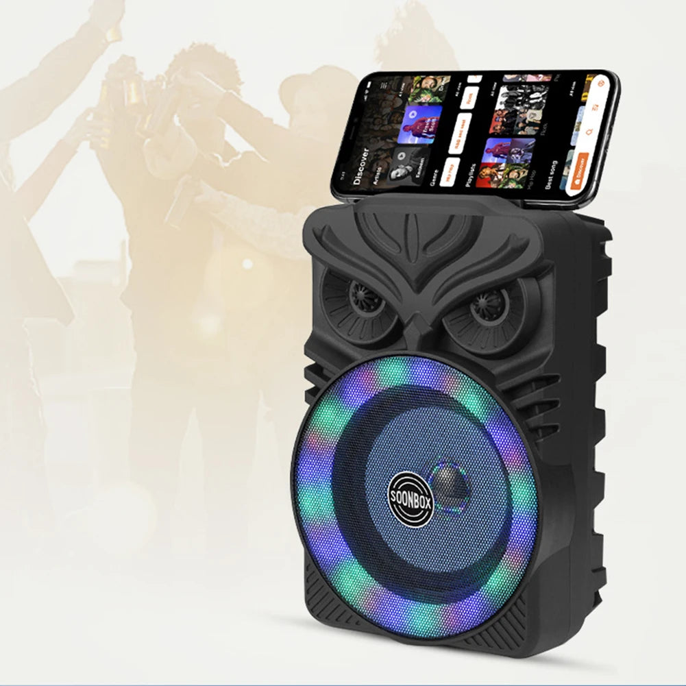 HiFi Stereo Subwoofer Bluetooth – Compatible Support TF Card Portabl