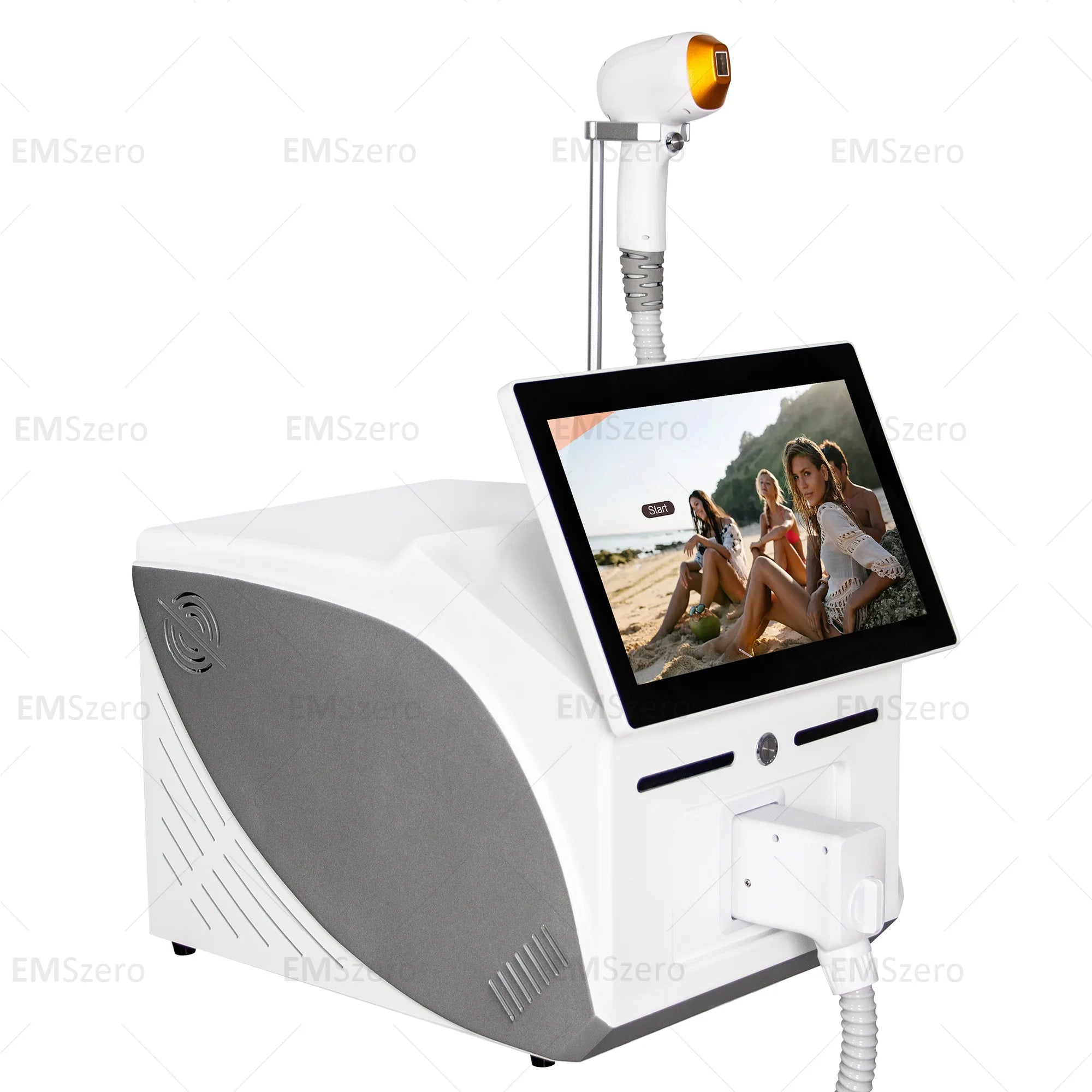 3000W 3 Wavelength 808 Diode Laser Hair Removal Machine Ice Titanium