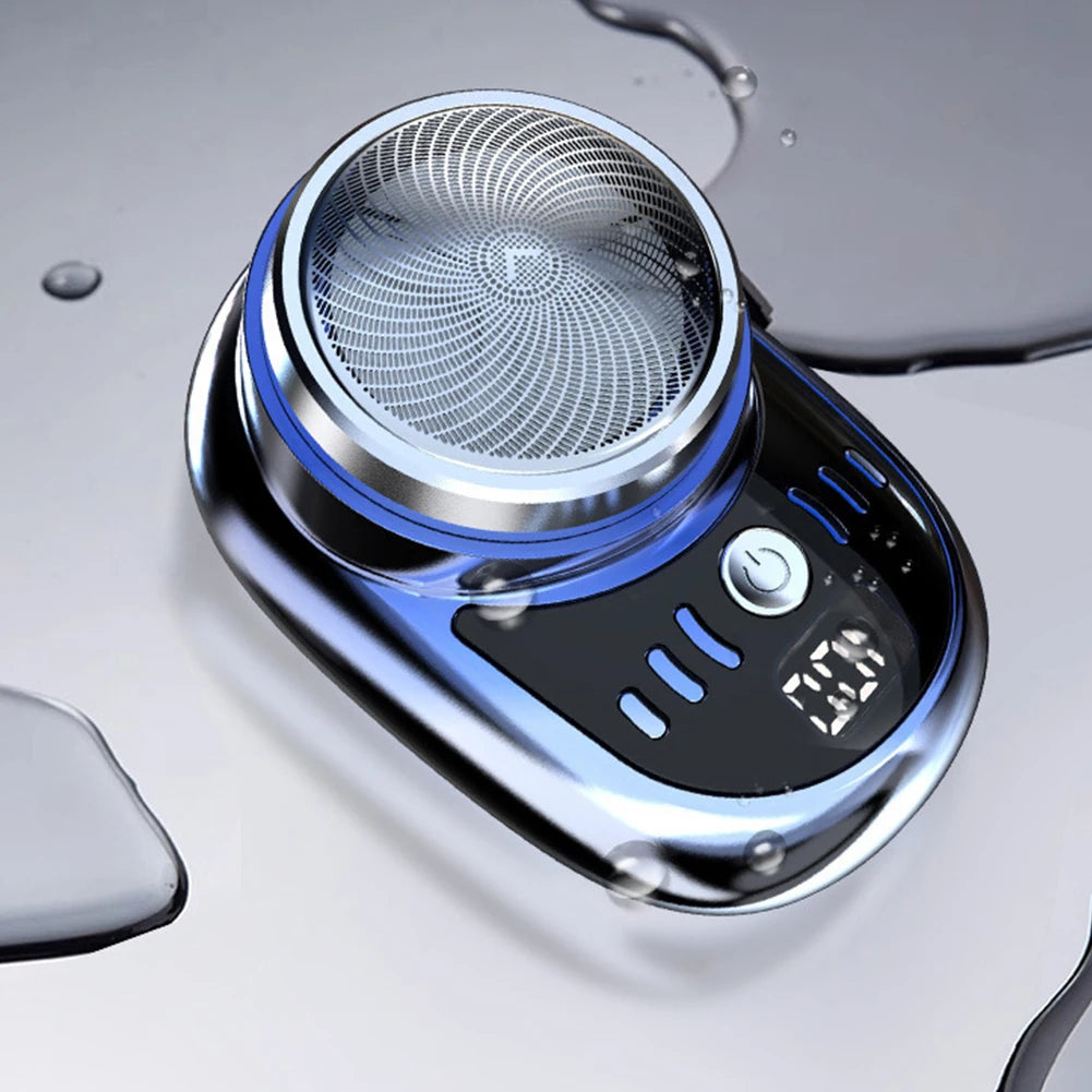 Men Mini Electric Travel Shaver USB Charging Face Beard Trimmer with