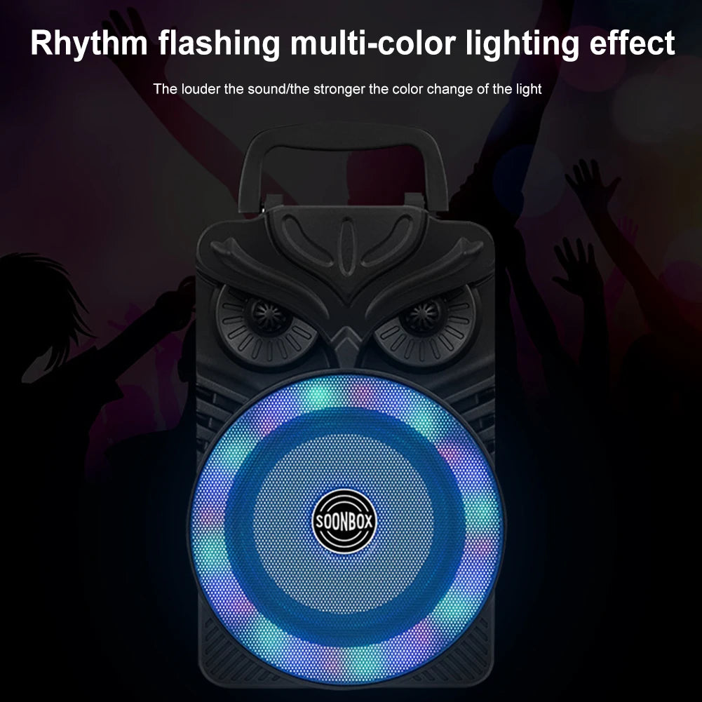 HiFi Stereo Subwoofer Bluetooth – Compatible Support TF Card Portabl