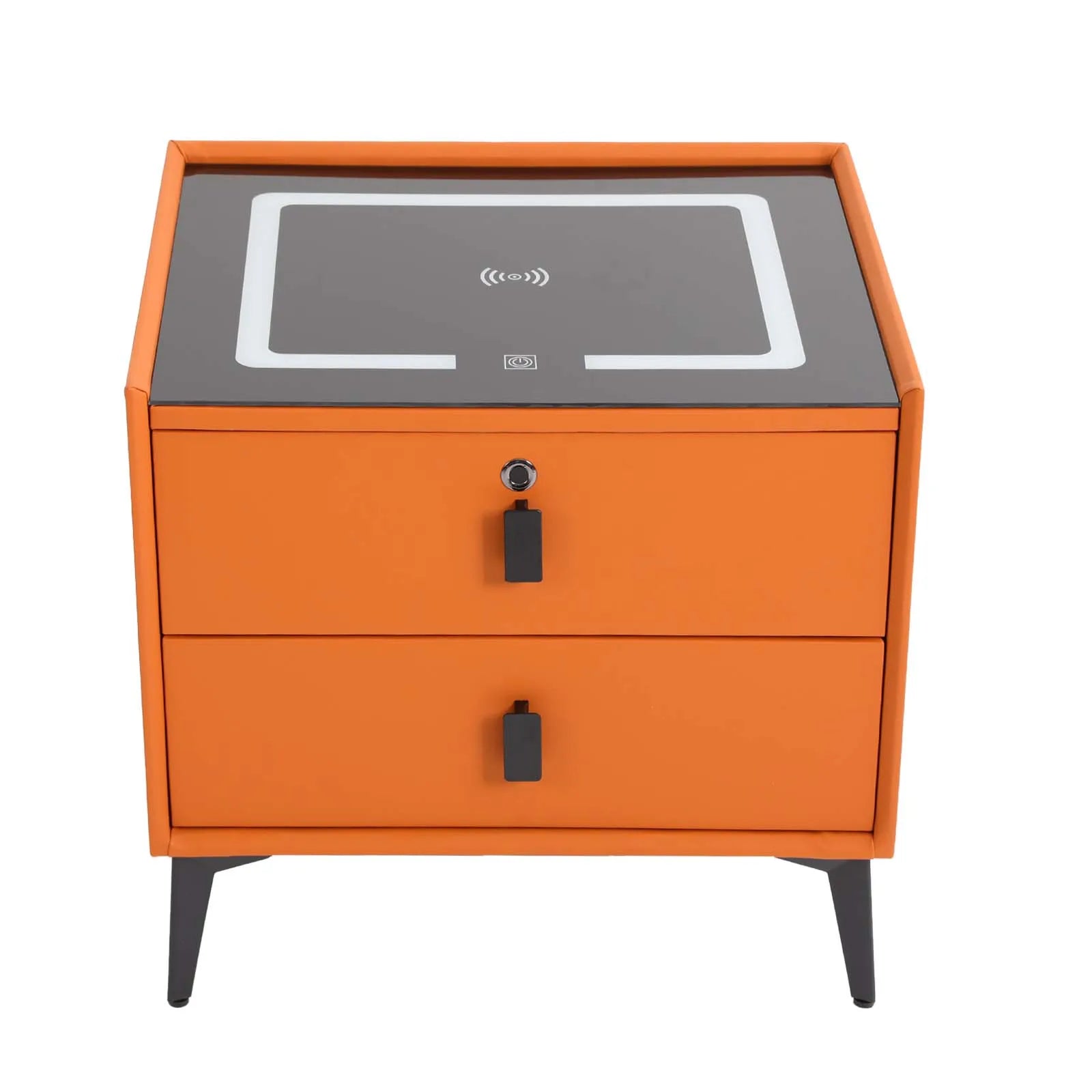 Bedside Table with Drawers Bluetooth Speaker Smart Bedside Table Bed