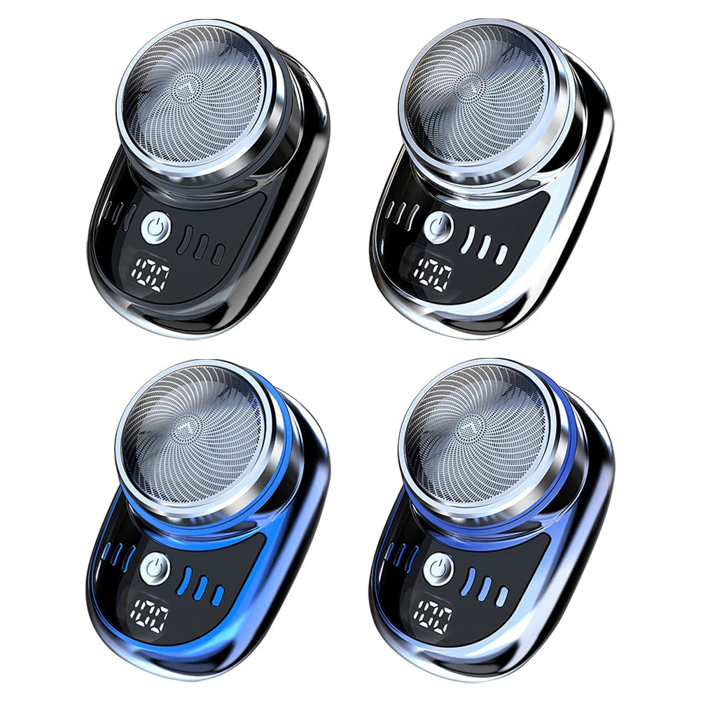 Men Mini Electric Travel Shaver USB Charging Face Beard Trimmer with