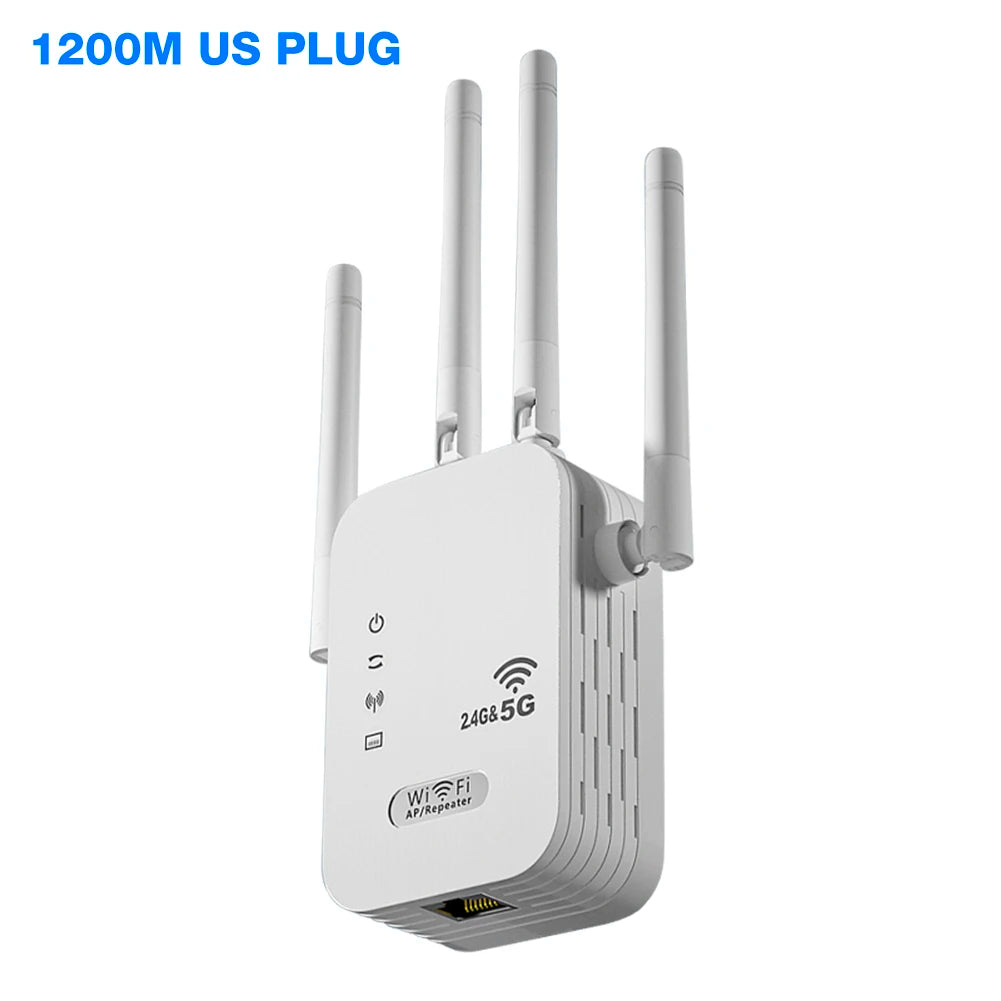 Dual – Band 2.4G 5G WiFi Repeater Signal Booster WiFi Extender 802.1