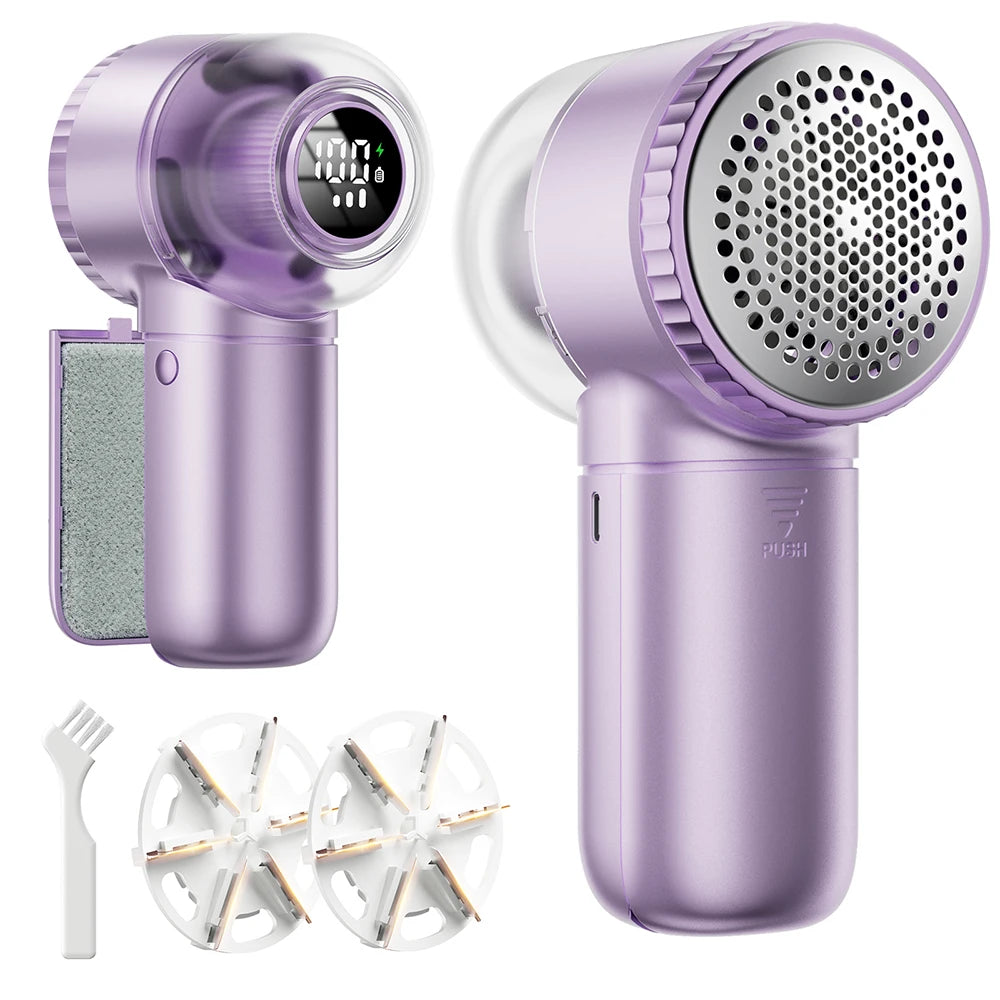 ColdSky Lint Remover Sweater Shaver with Digital Display 3 Speed Lin