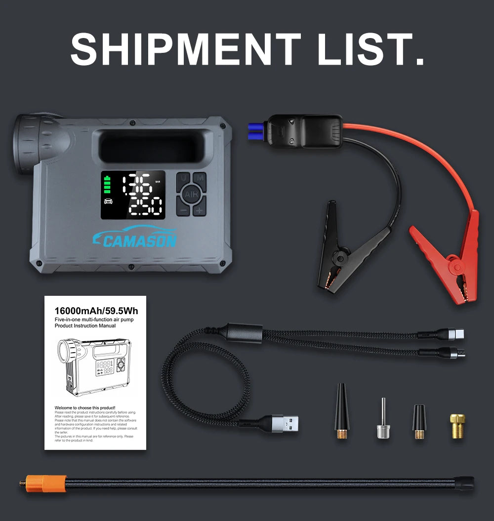 Portable Air Compressor Car Motorcycle Bicycle Tire Pump Tyre Mattre