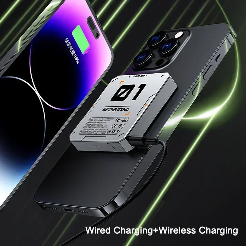 Magsafe Power Fast Charging Wireless Charging 5000mAh for Powerbank