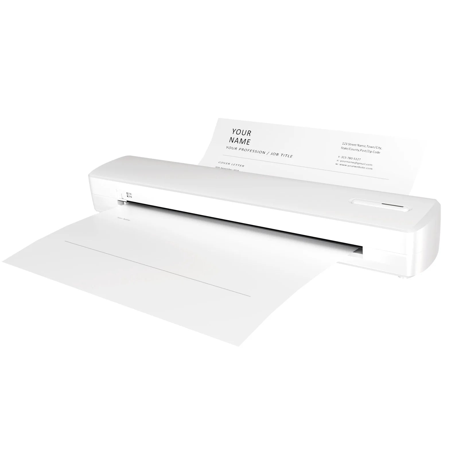 Portable Printer Wireless Inkless Thermal A4 C80 300DPI – Letter Mob