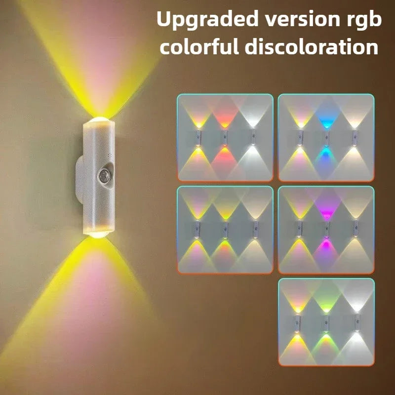 Smart RGB Gradient Night Light, Magnetic Motion Sensor, Rechargeable