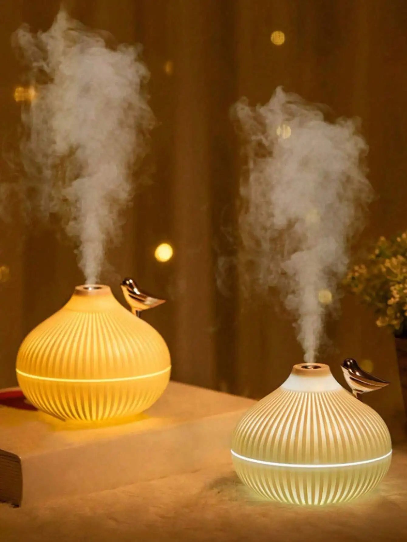 1pc Portable Multifunctional Night Light Air Humidifier, 300ml Usb D