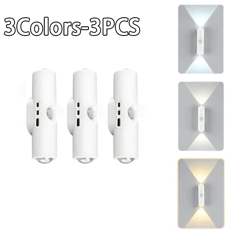 3/7Colors Magnetic Mount Color Changing Night Light with Human Body