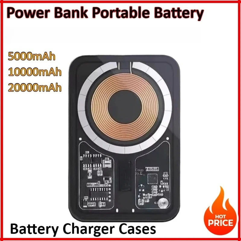 5000/10000/20000mAh Macsafe Powerbank Magsafe Power Bank for Samsung