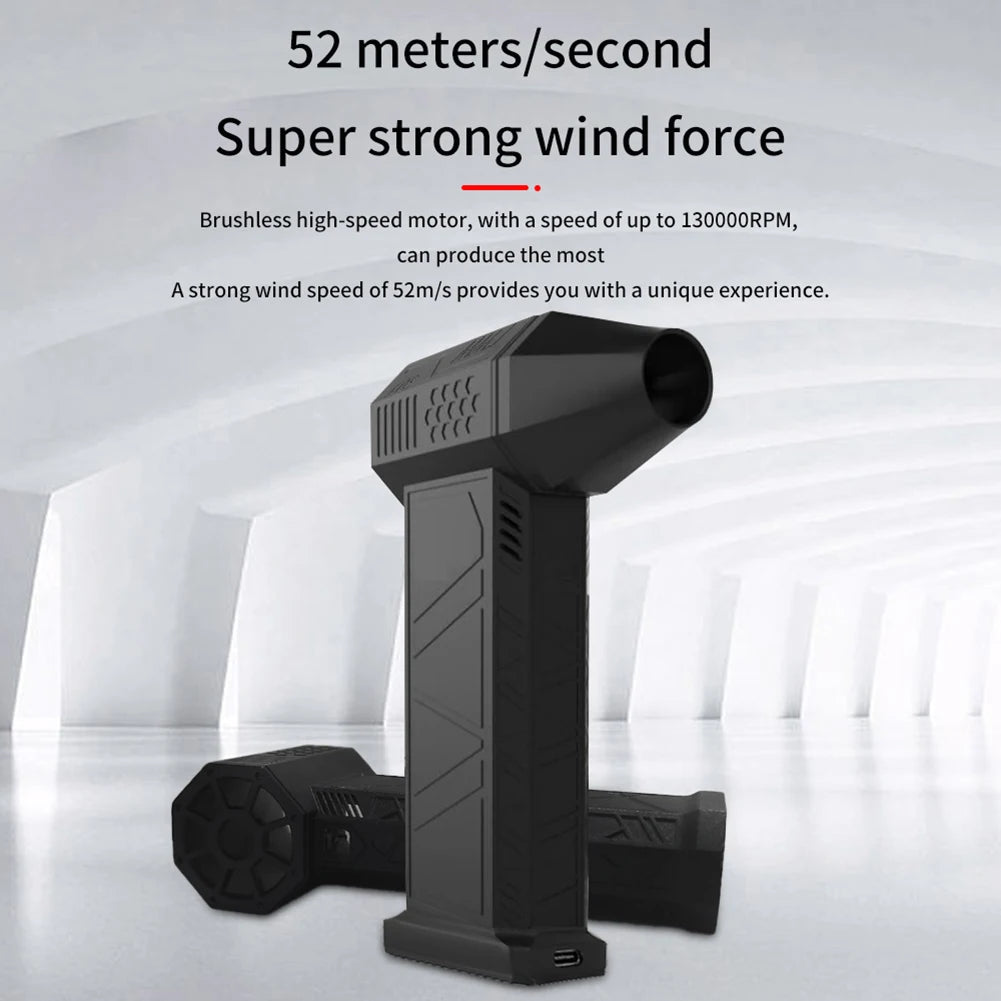 Powerful Blower 130000RPM Mini Turbo Jet Fan Portable Turbo Fan 52+M