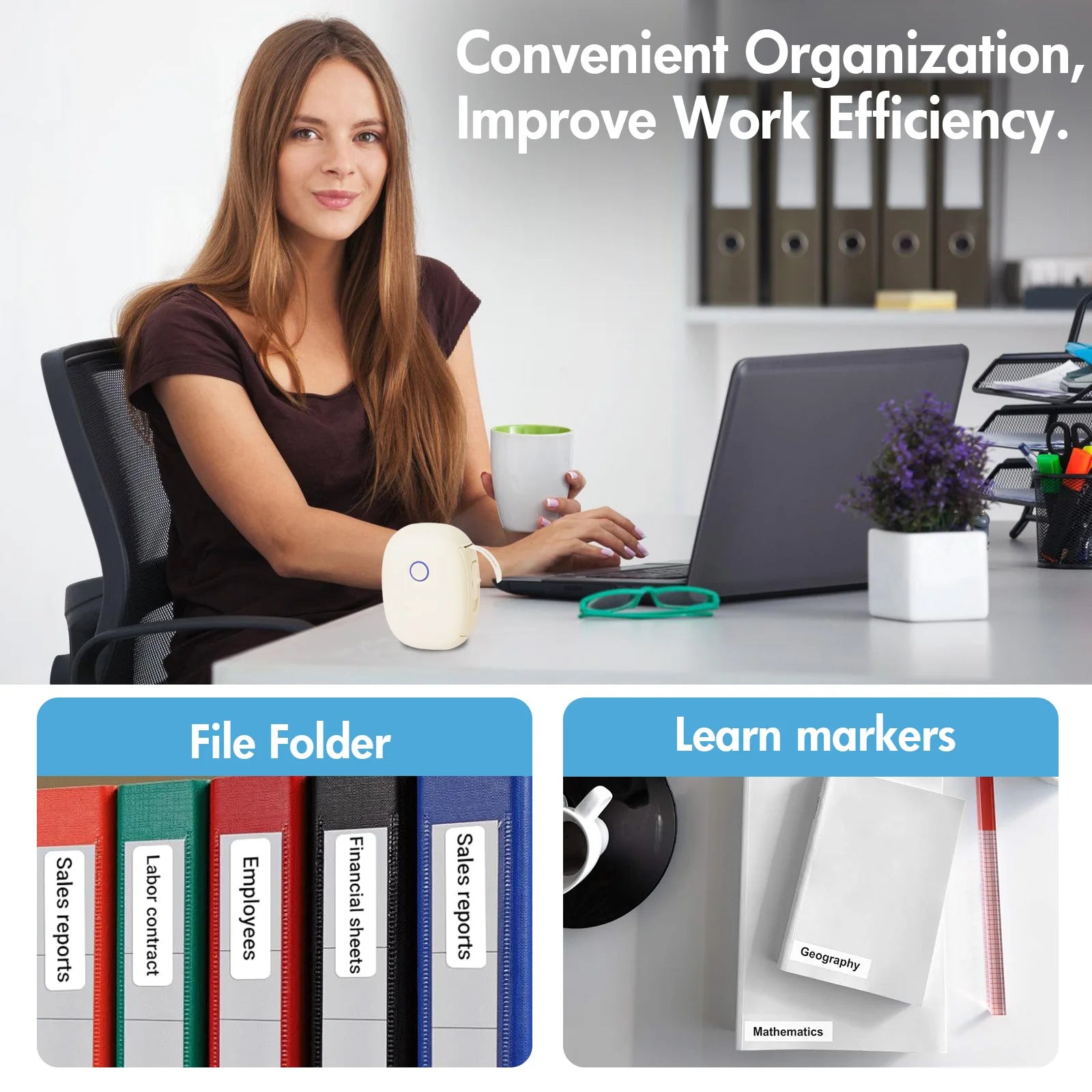 Mini Portable Wireless Inkless Thermal Printer Bluetooth Pocket Labe