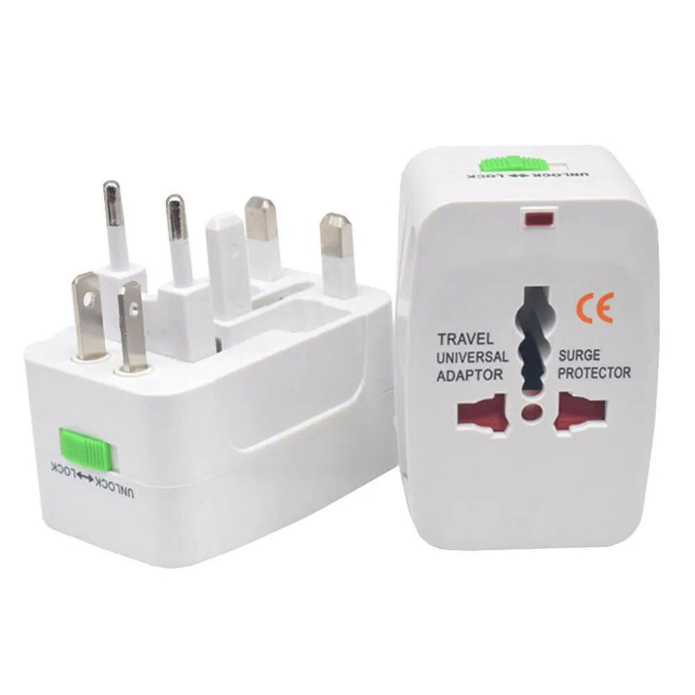 Universal Worldwide Adapter Electric Socket AU UK EU Plug Adaptor Tr