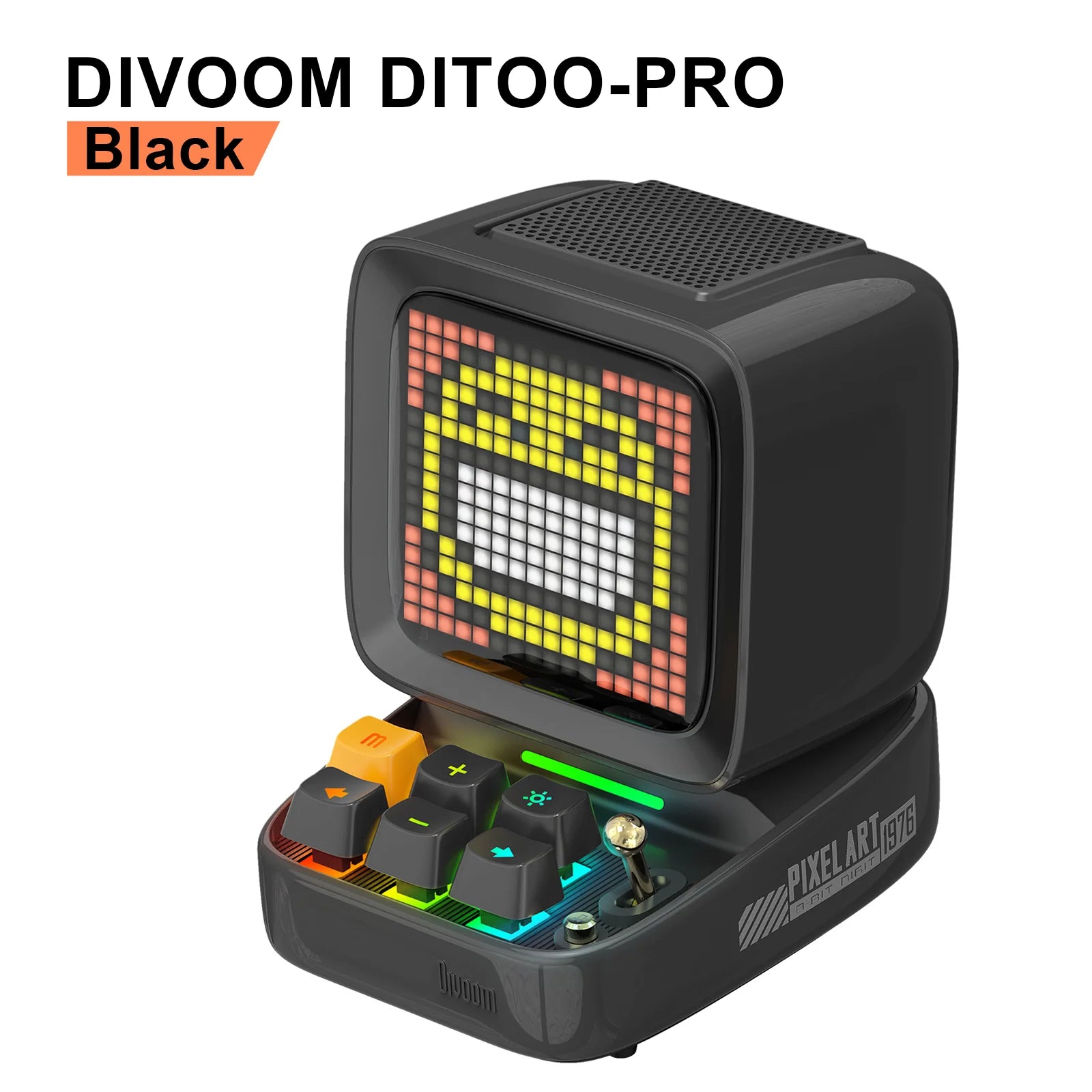 Divoom Ditoo – Pro Retro Pixel Art Bluetooth Portable Speaker Alarm