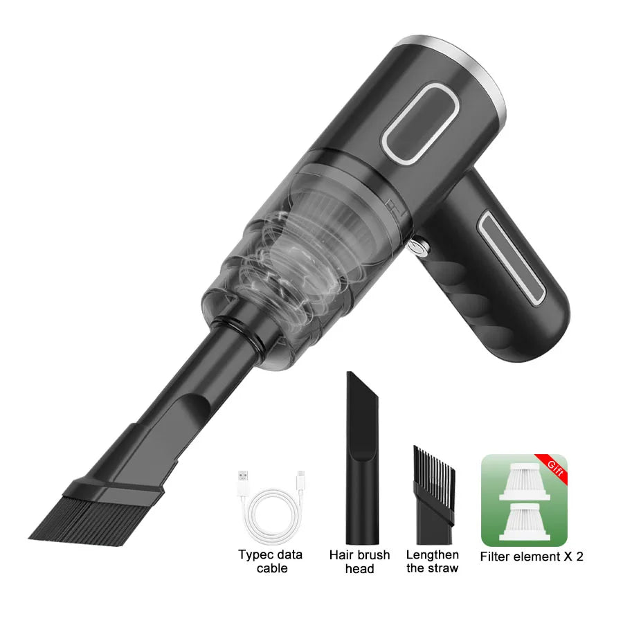 ABS Car Vacuum Cleaner Portable Powerful Wireless Vacuum Cleaner Hom