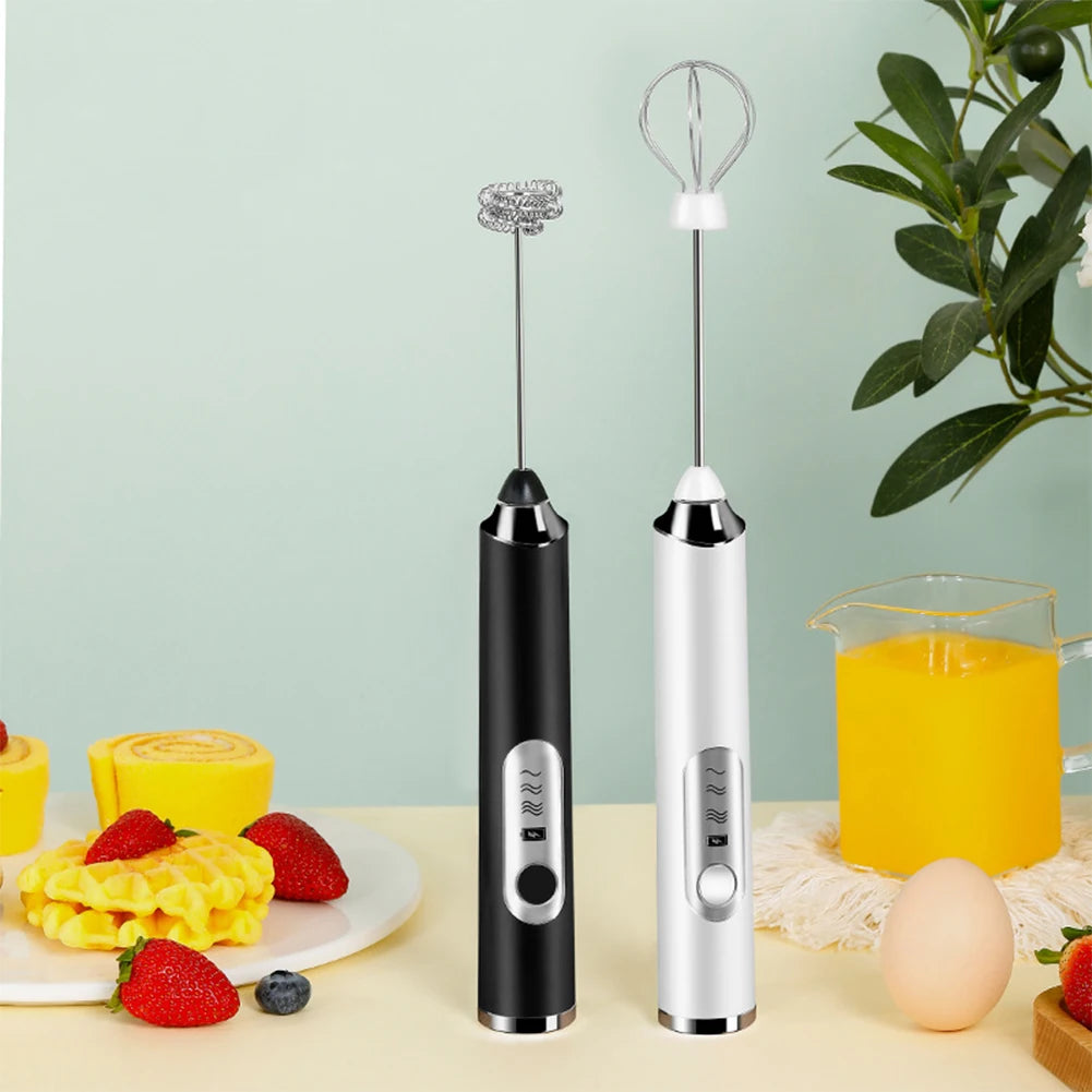 Egg Beater Handheld Kitchen Egg Beater Usb Charging Wireless Mini El