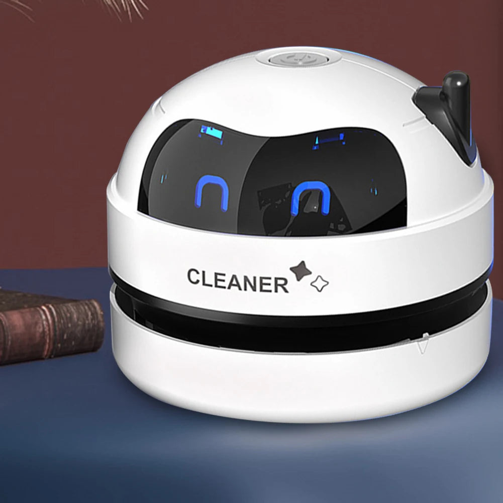 Desk Table Dust Vacuum USB Rechargeable Handheld Vacuum Cleaner with