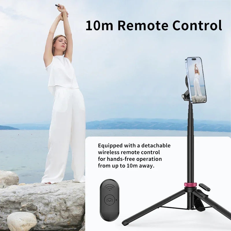 Ulanzi MT – 84 1.53M Magsafe Selfie Stick Tripod Stand Bluetooth Rem