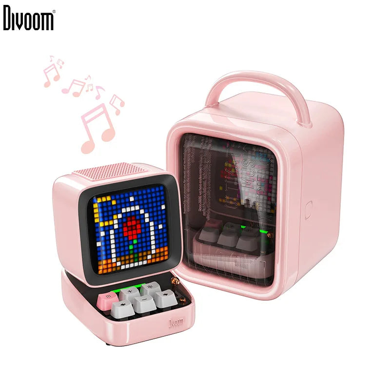 Divoom Ditoo – Pro Retro Pixel Art Bluetooth Portable Speaker Alarm
