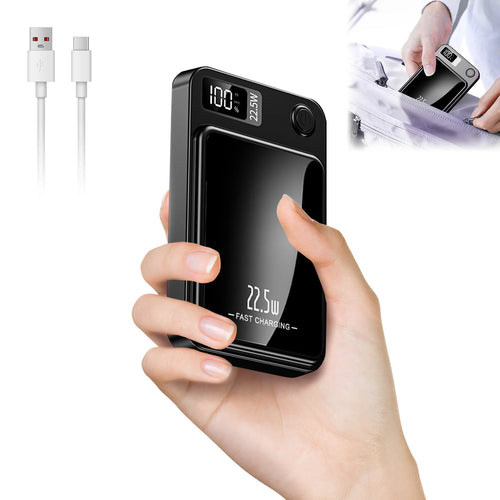 10000mAh Magnetic Charger Power Bank Wireless 22.5W USB – C Foldable