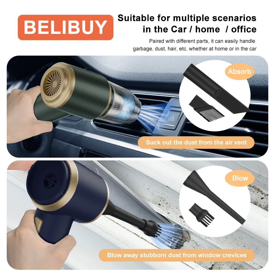 Wireless Vacuum Cleaner with 4000mAh Rechargeable Lithium Battery US