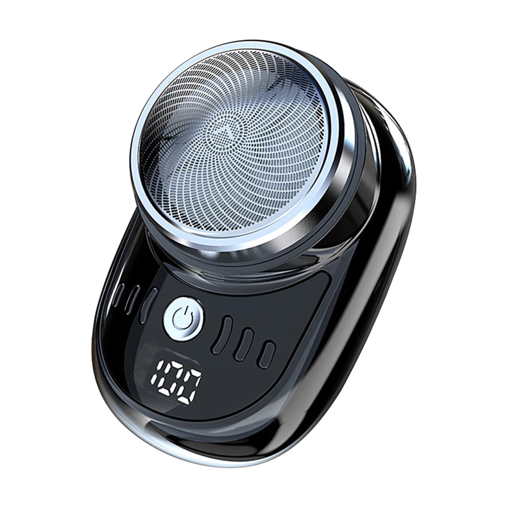 Men Mini Electric Travel Shaver USB Charging Face Beard Trimmer with
