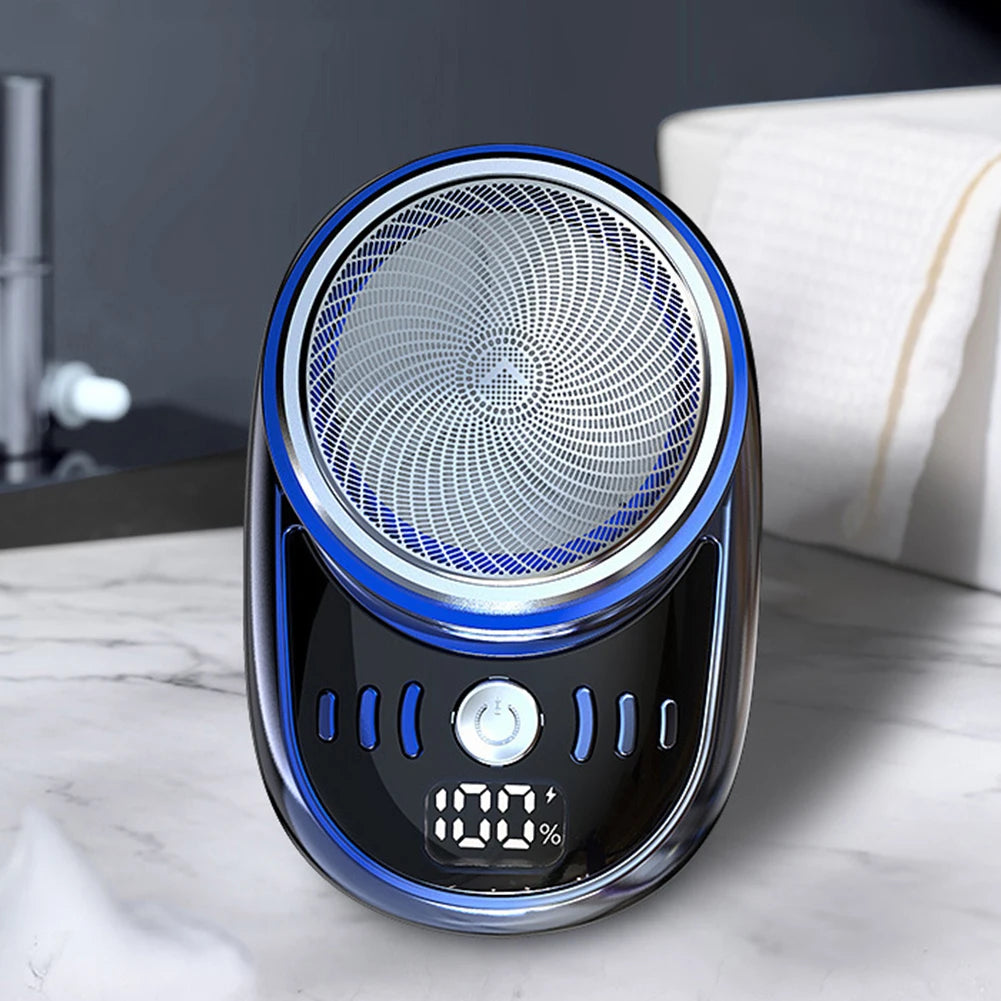 Men Mini Electric Travel Shaver USB Charging Face Beard Trimmer with