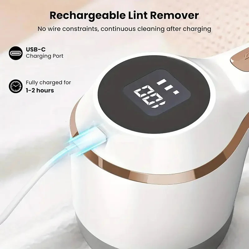 USB Rechargeable Mint Green Fabric Shaver & Lint Remover: 3 – Speed