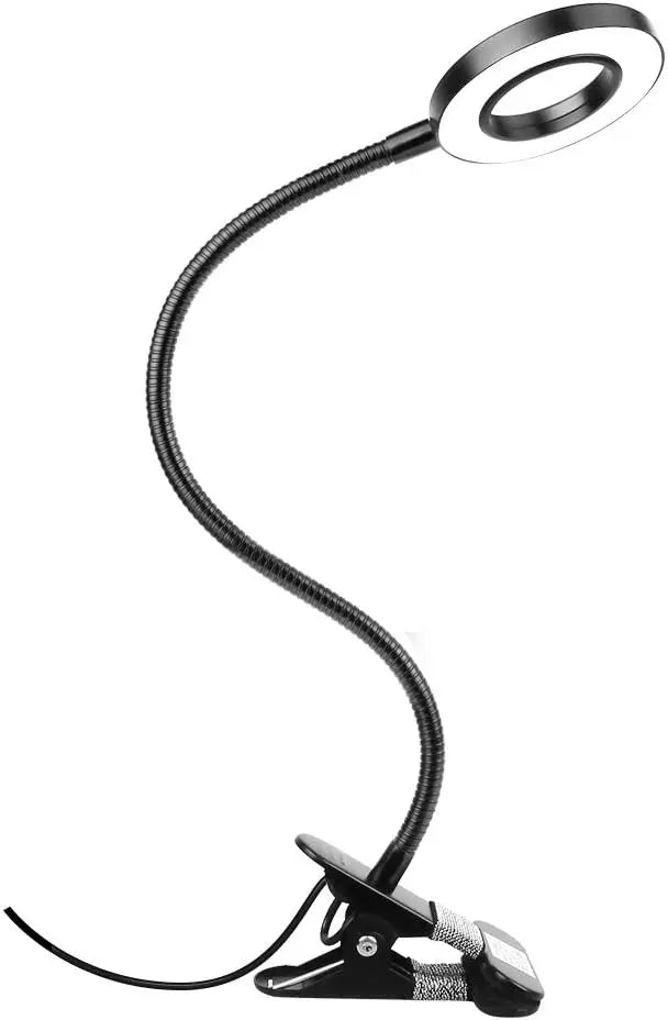 Desk Lamp with Clamp, Clip Lamp for Video Conference Lighting, Desk