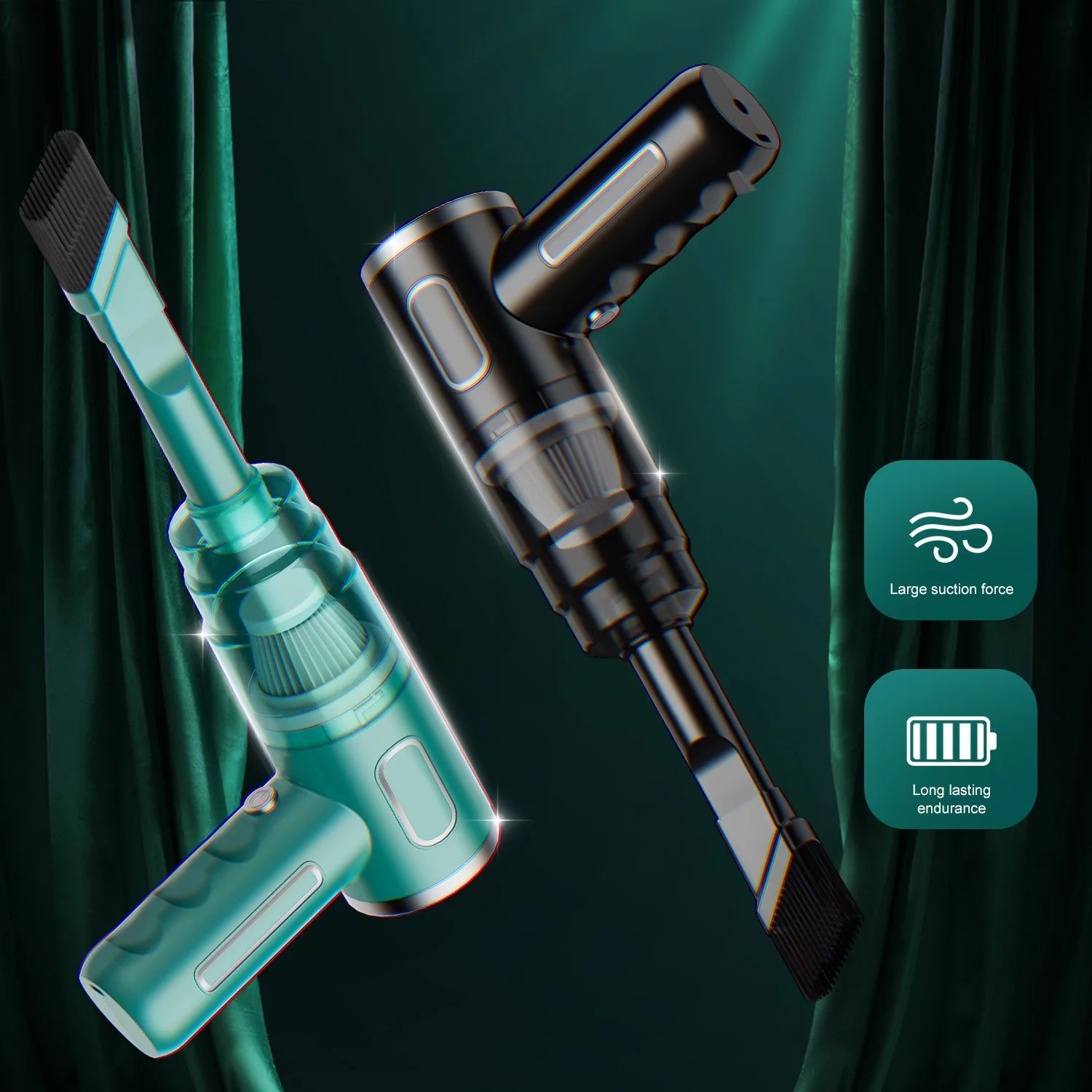 ABS Car Vacuum Cleaner Portable Powerful Wireless Vacuum Cleaner Hom