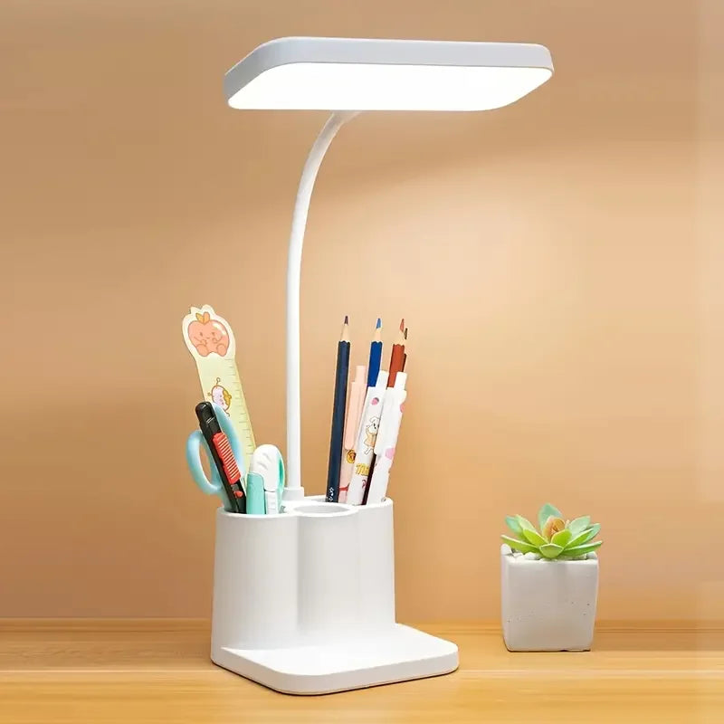 Adjustable LED Desktop Light with Touch, Eye Protection, 3 Color Tem