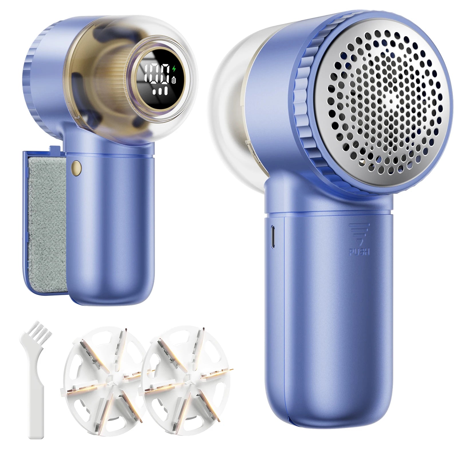 ColdSky Lint Remover Sweater Shaver with Digital Display 3 Speed Lin