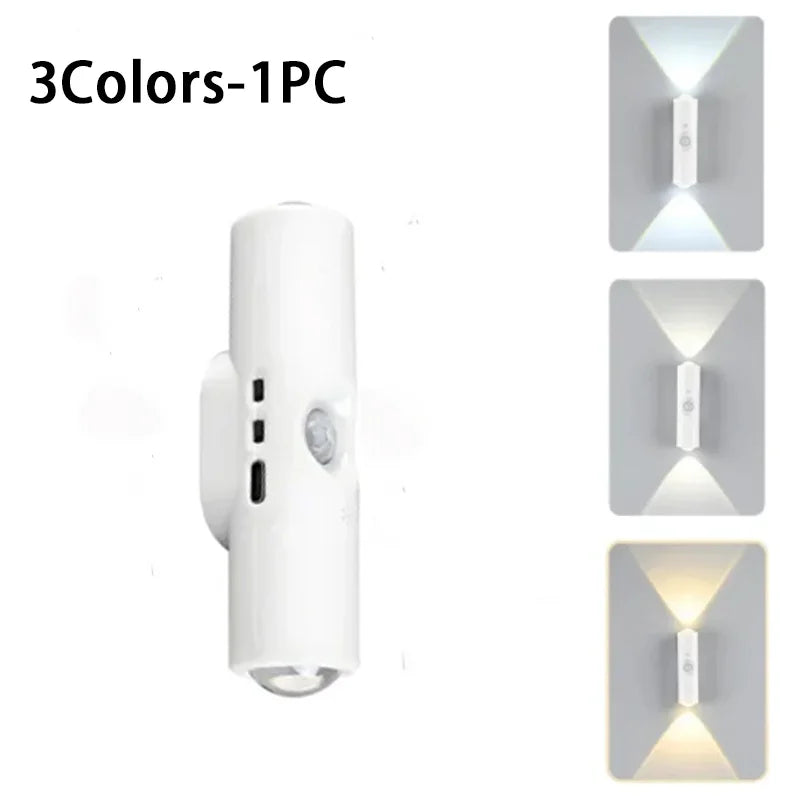 3/7Colors Magnetic Mount Color Changing Night Light with Human Body