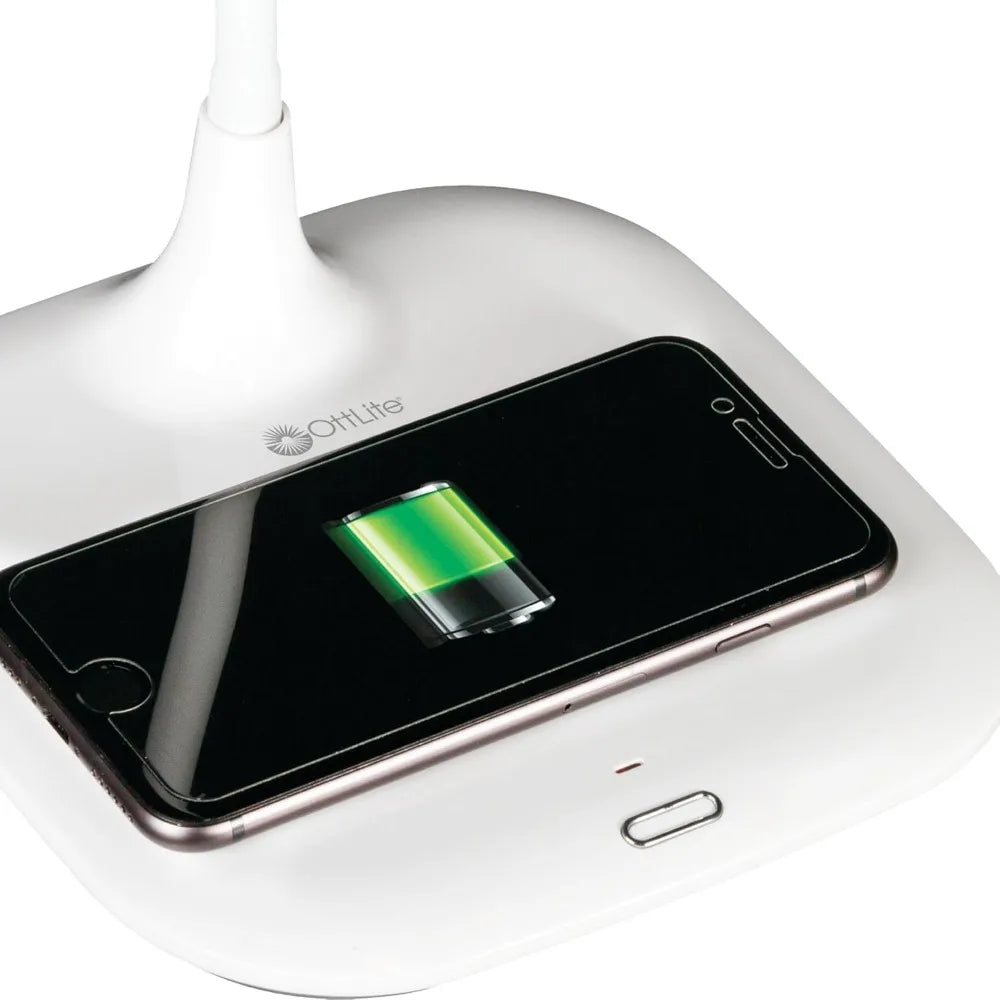 LED Desk Lamp with Wireless Charging – Designed to Reduce Eyestrain