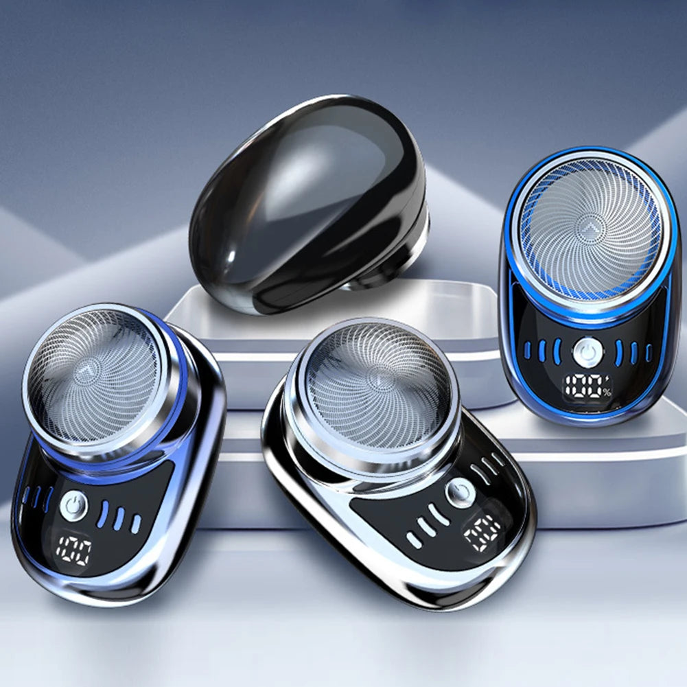 Men Mini Electric Travel Shaver USB Charging Face Beard Trimmer with
